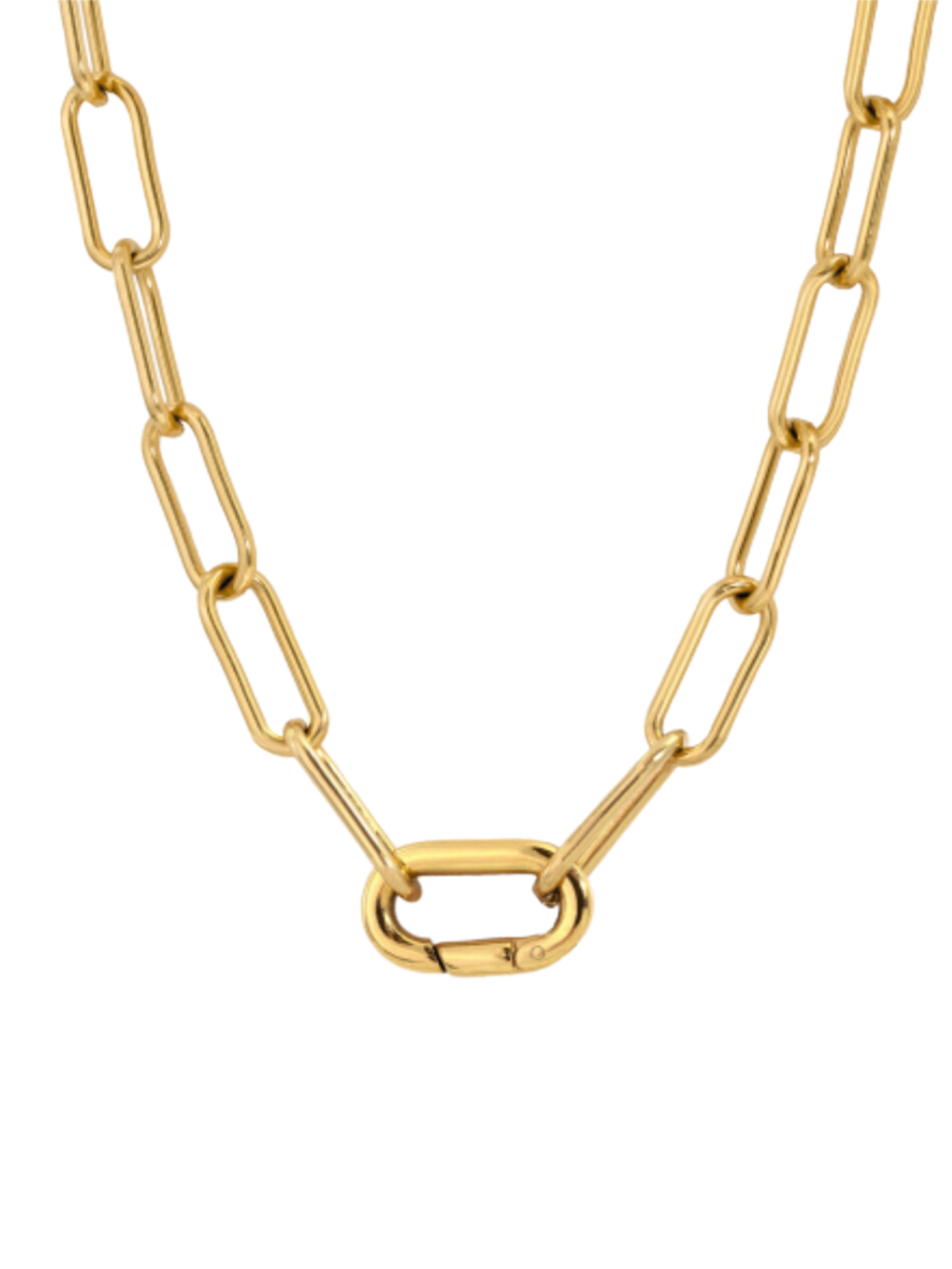 Basic oval Ring  - Halskette