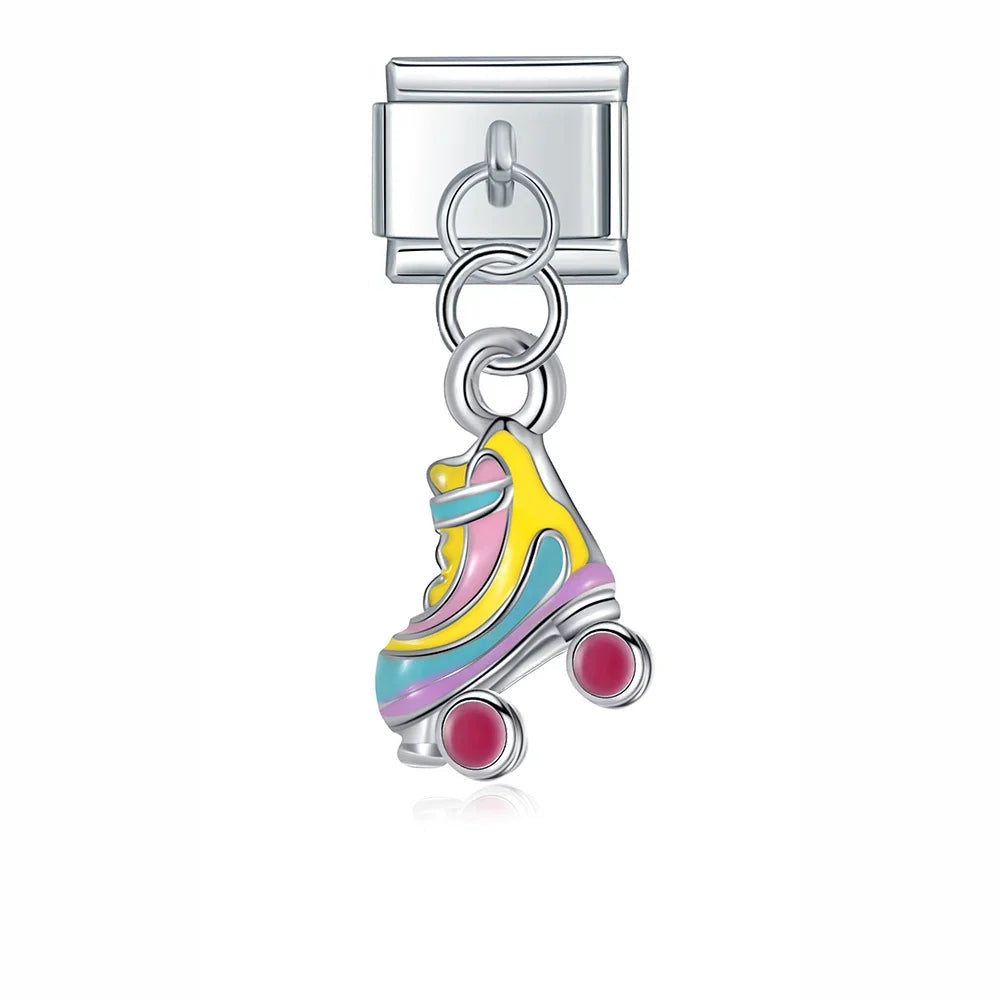 Rainbow Roller Skate - ItalianCharm