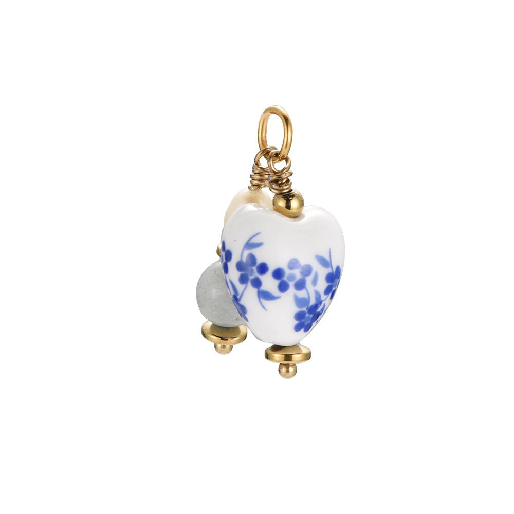 Herz blau -Anhänger