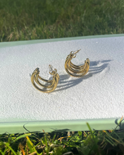 Doppelt gedrehte - Ohrringe