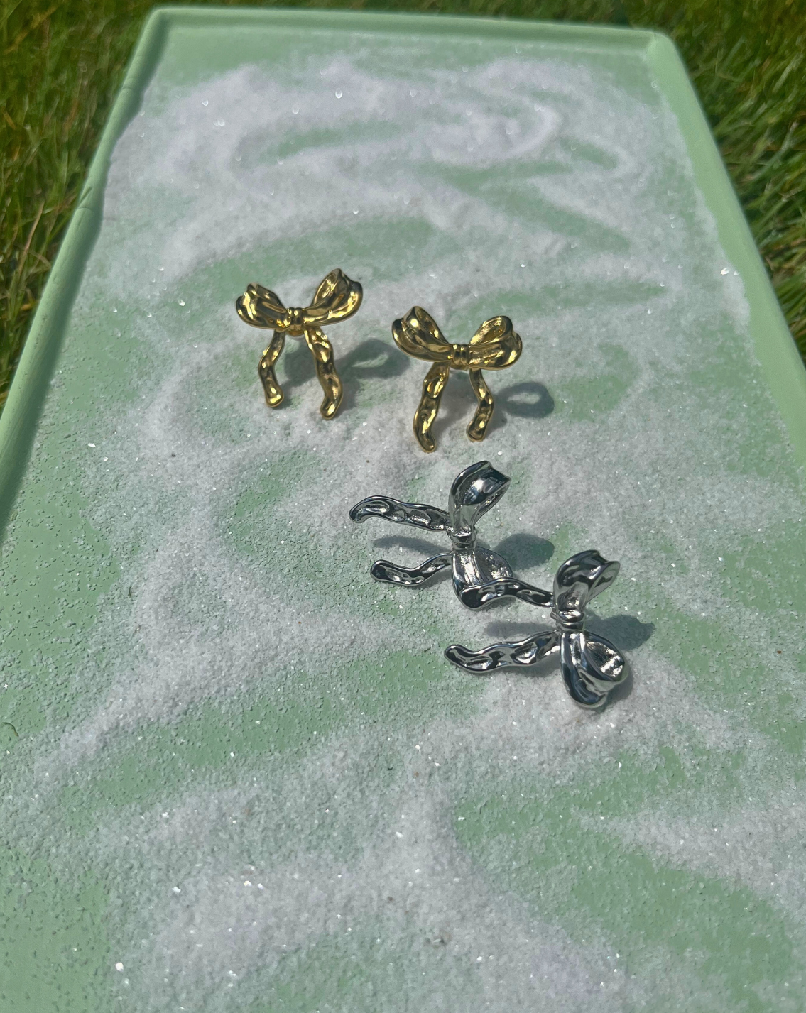 Schleifen - Ohrringe