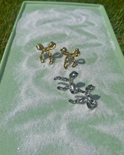 Schleifen - Ohrringe