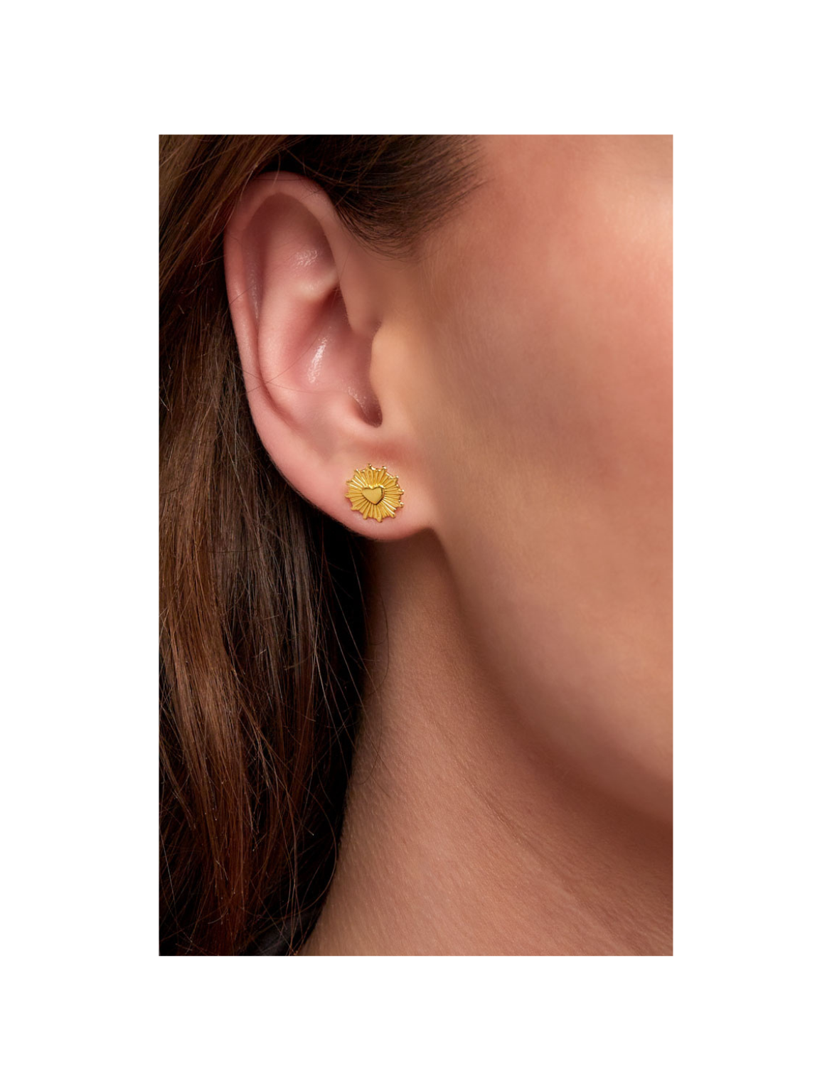 Sonnenherz - Ohrstecker