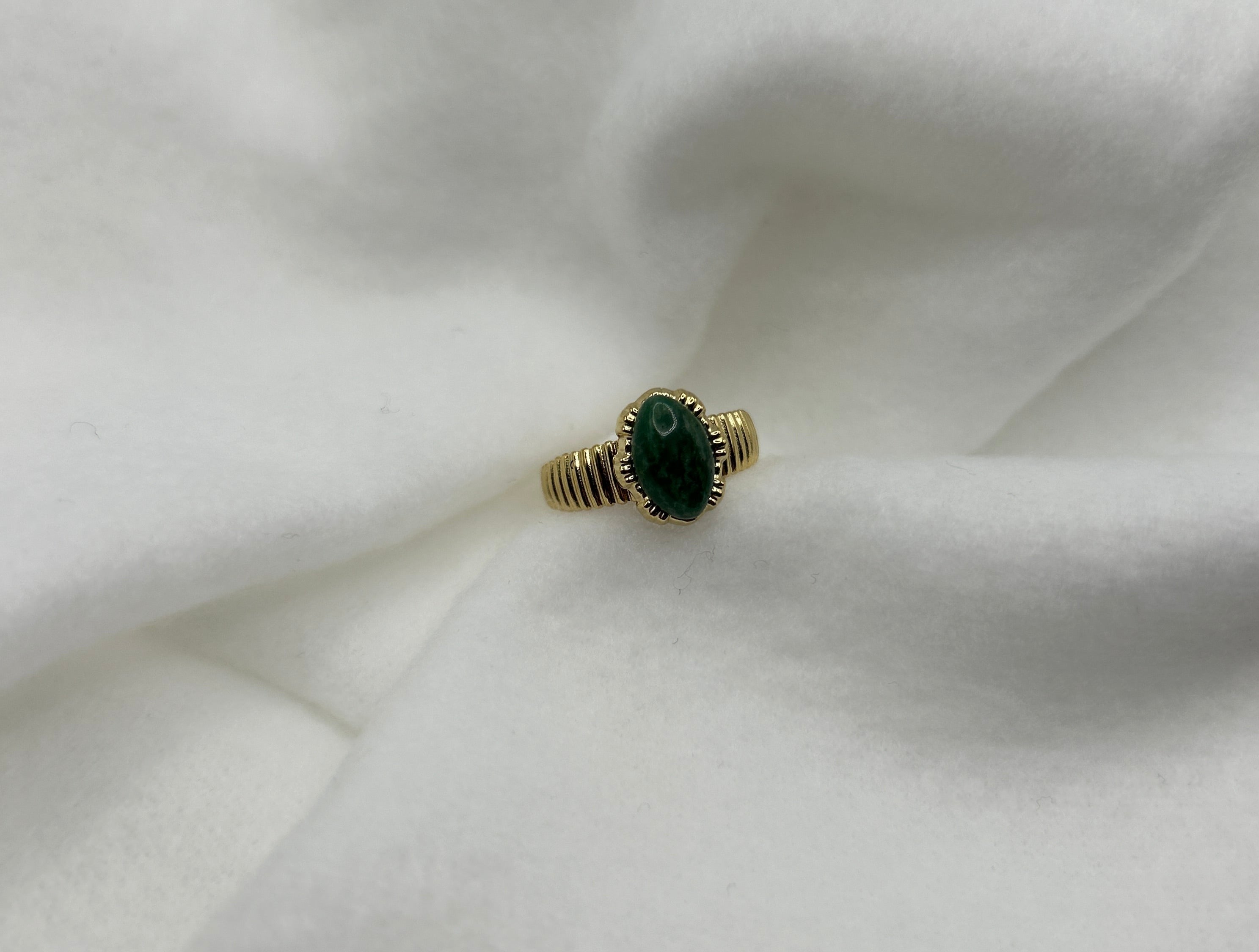 Ovale Stein Ring - Minerva