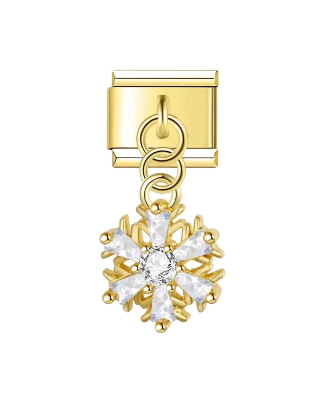 Schneeflocke Zirkonia - Italian Charm