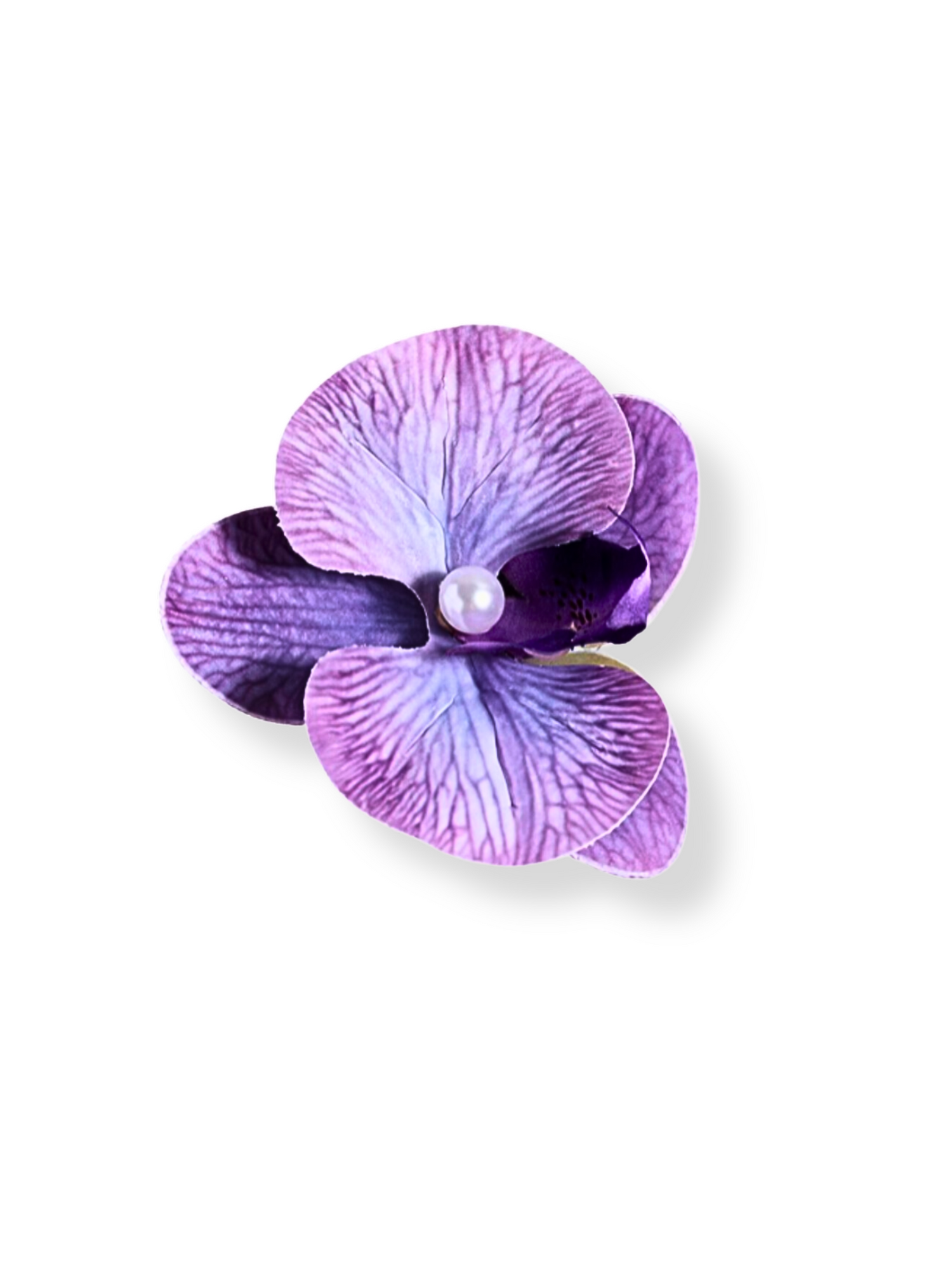 Orchideen Spange - Lila