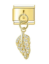 Blatt Zirkonia - ItalianCharm