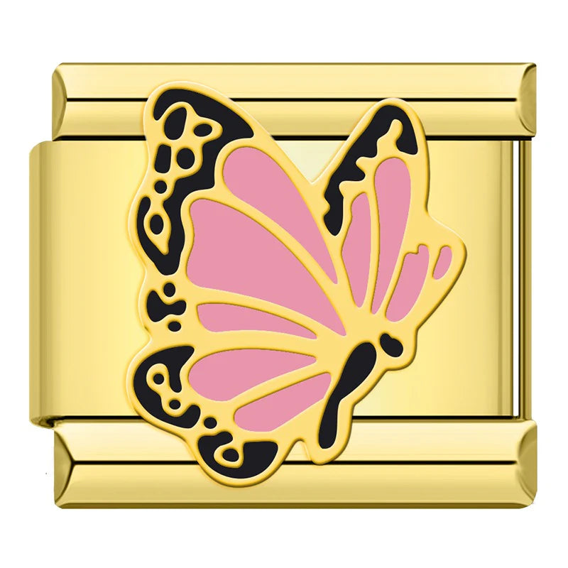 Rosa Schmetterling - Italian Charm