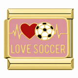 Football Heart - ItalianCharm