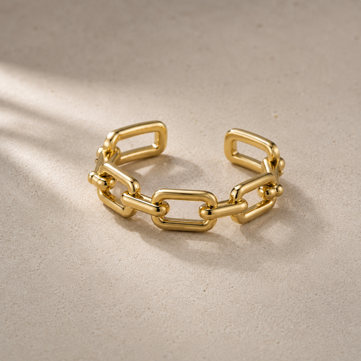 Aurelia Chain Ring │GOLD