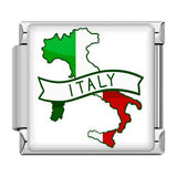 Italy Map Charm - ItalianCharm
