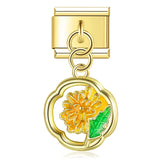 Blossom Circle gold - ItalianCharm