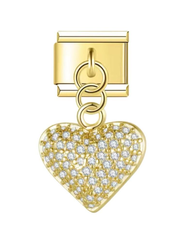 Herz Zirkonia - Italian Charm