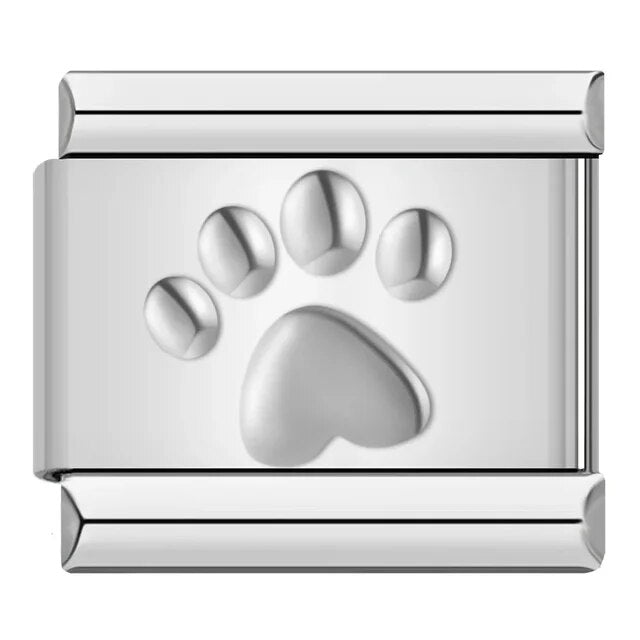 Pfote silber - ItalianCharm