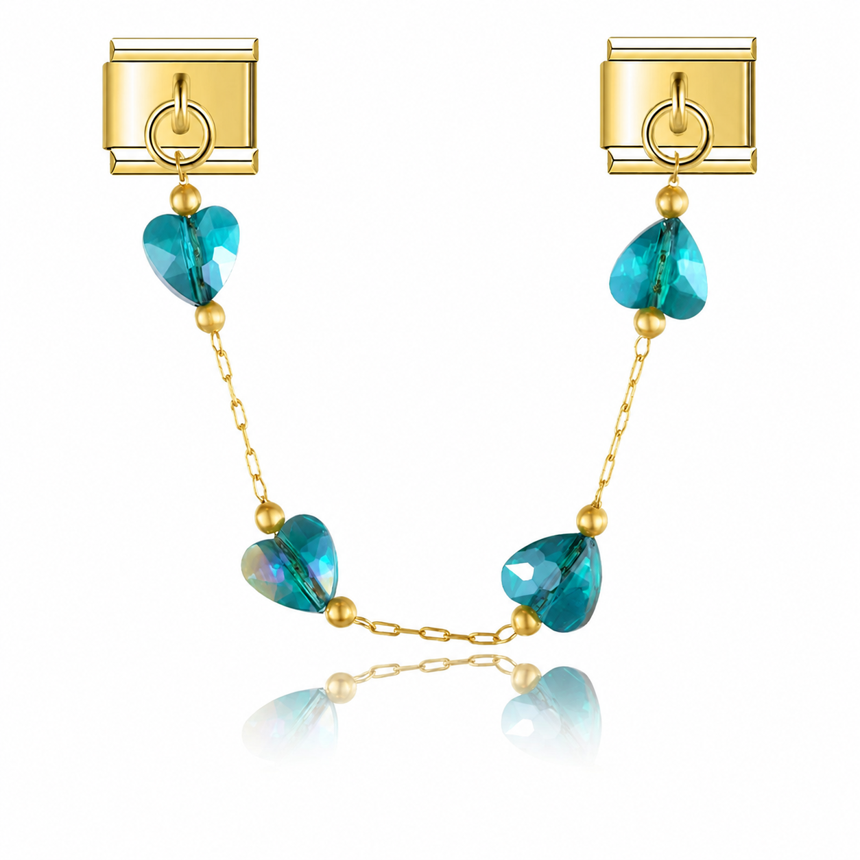 Ocean Heart Chain - Italian Charm
