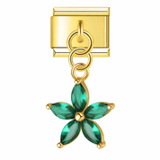 Green Flower - Italian Charm