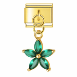 Green Flower - ItalianCharm