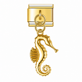 Golden Seahorse - ItalianCharm