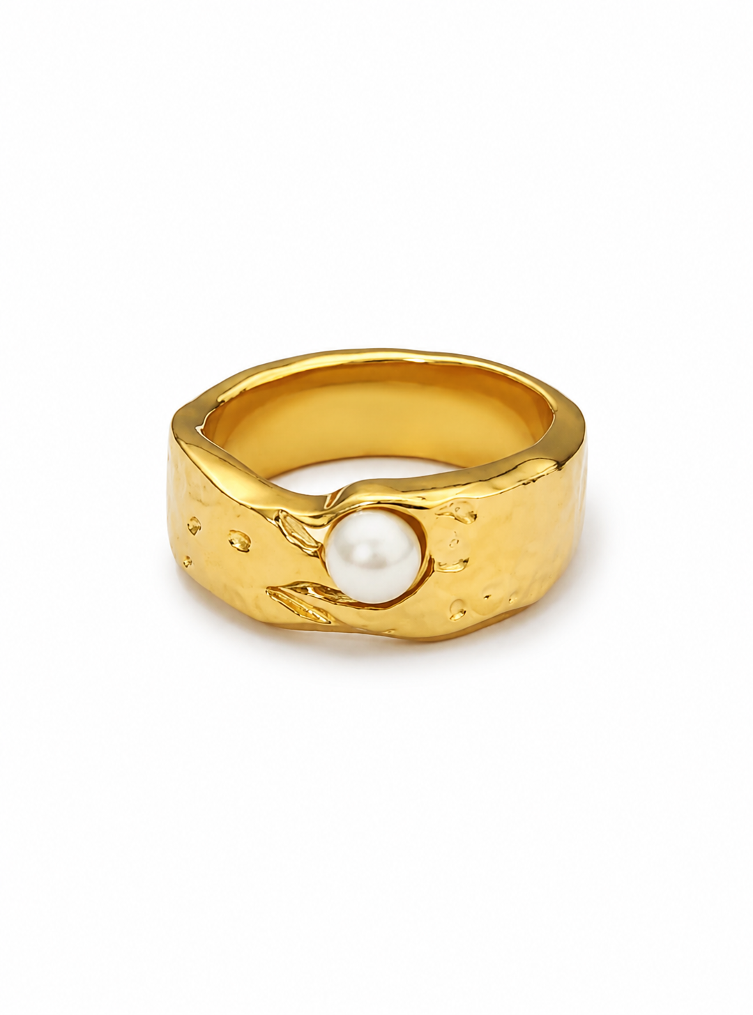 Midnight Pearl Ring  | GOLD