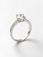 Eterna Solitaire Ring  | SILBER