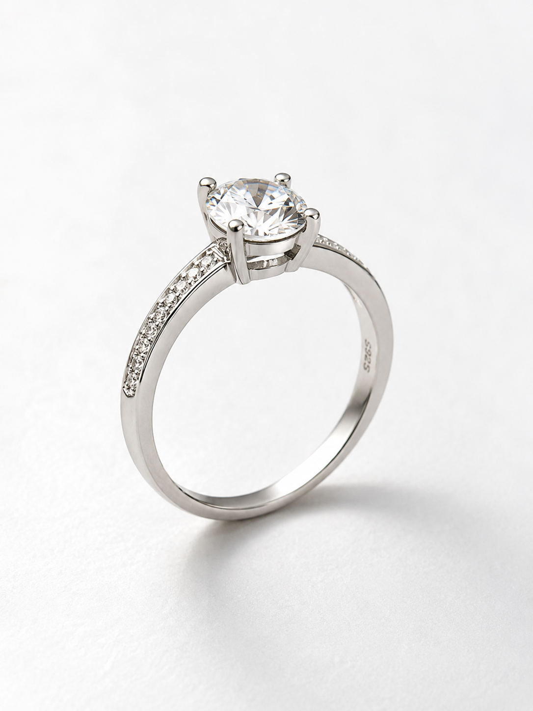 Eterna Solitaire Ring  | SILBER