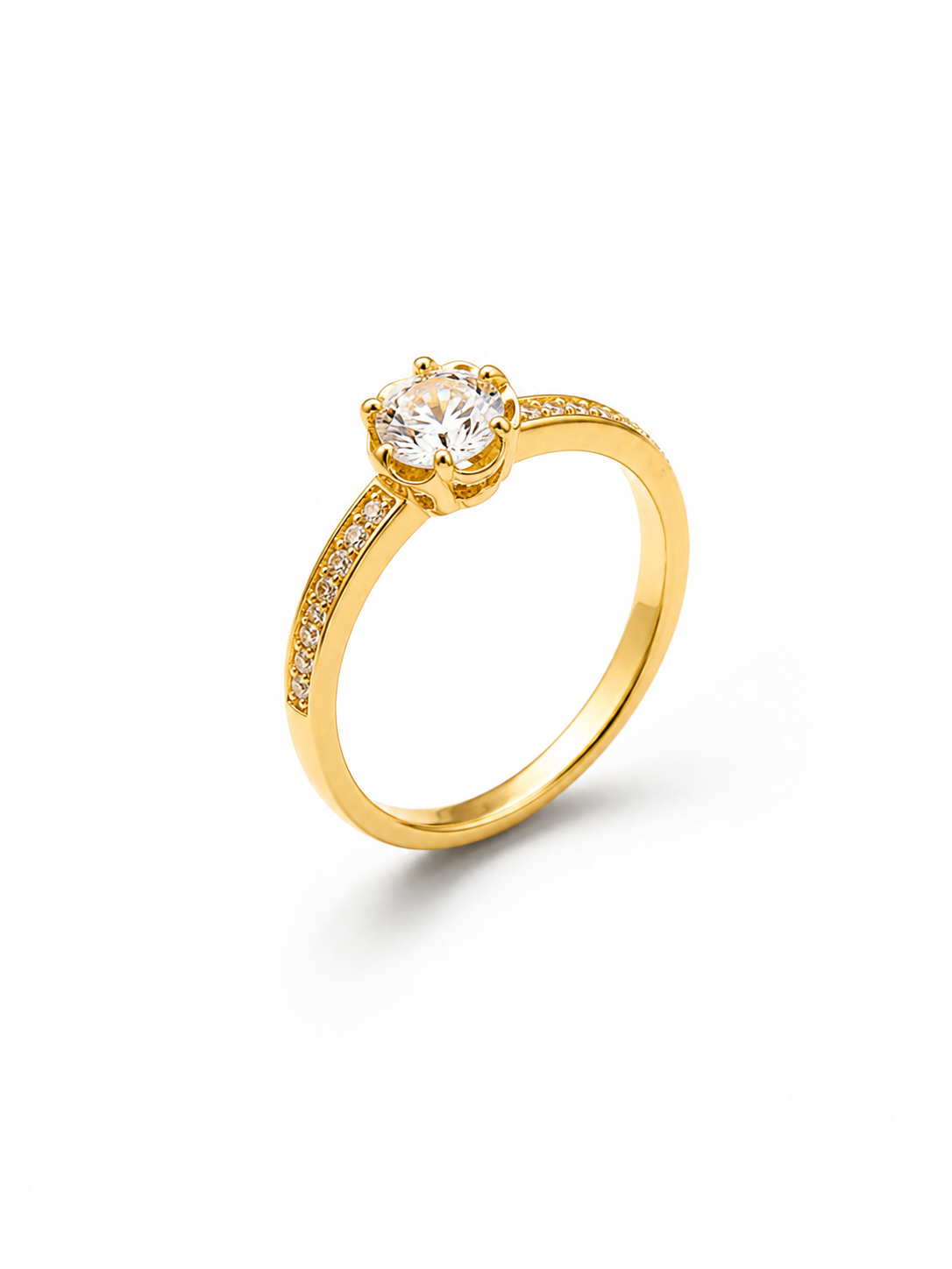 Eterna Solitaire Ring  | GOLD