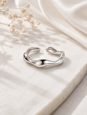 Idalia Wave Ring | SILBER