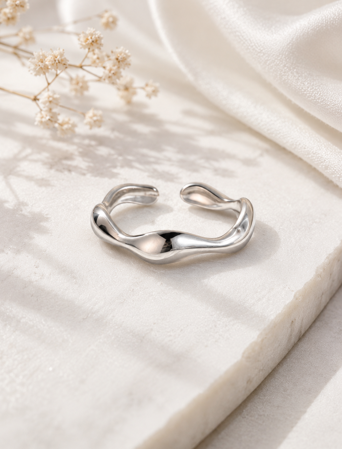 Idalia Wave Ring | SILBER