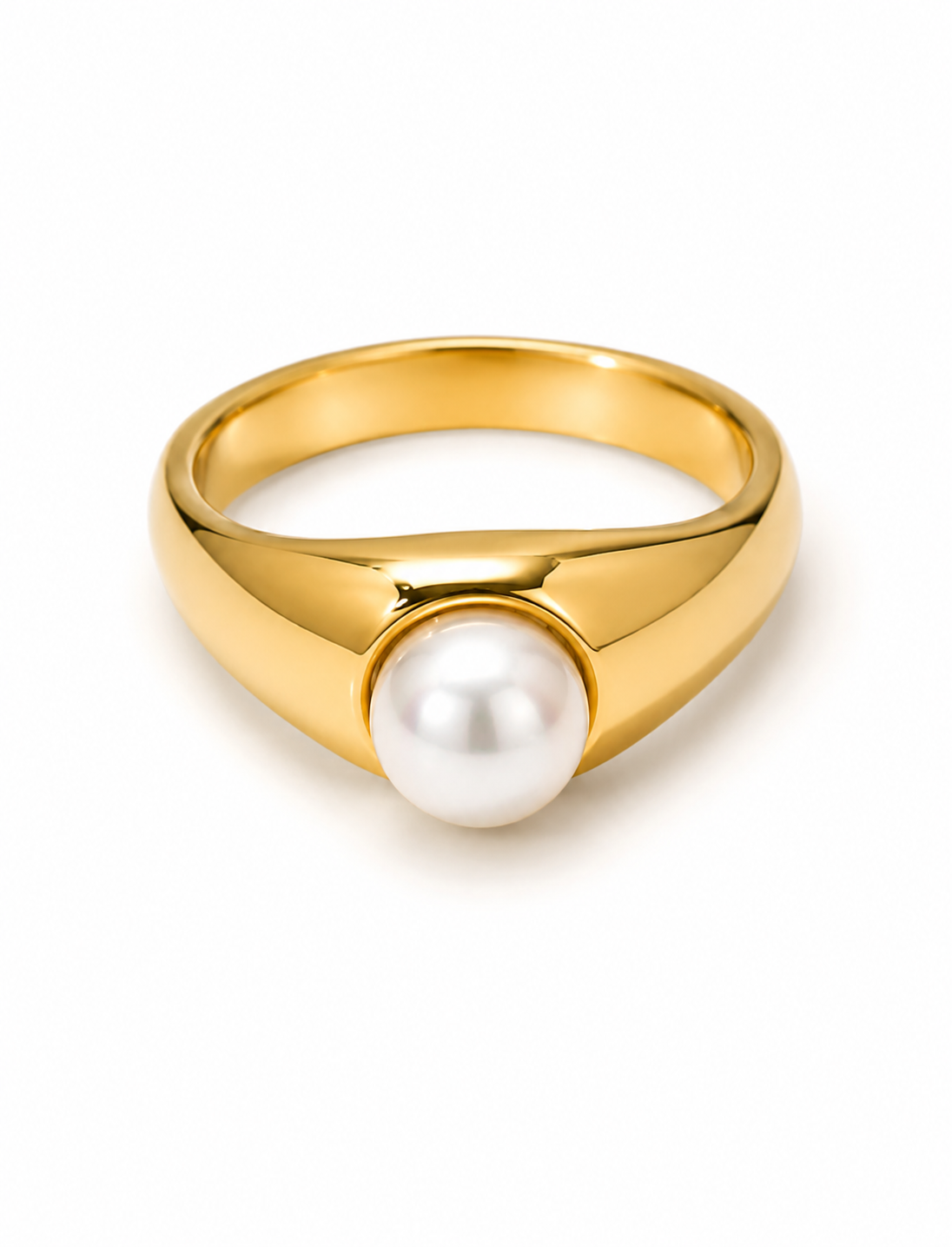 Mila Pearl Ring | GOLD