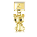 Gold Cat - ItalianCharm