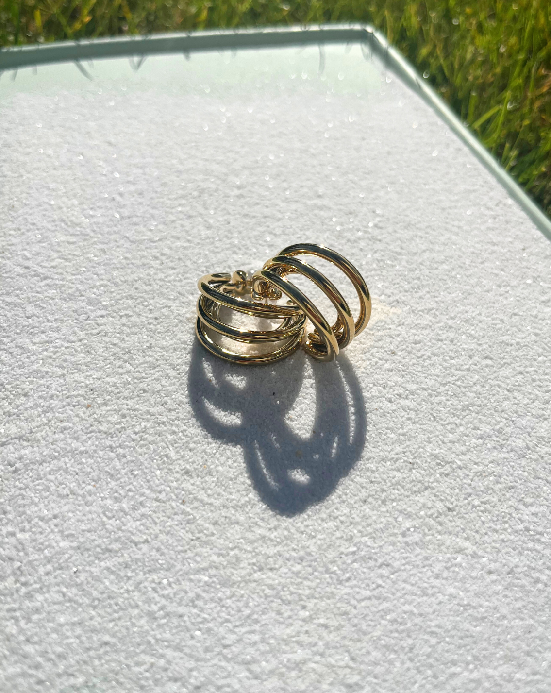 Aurora Twist Loops | GOLD