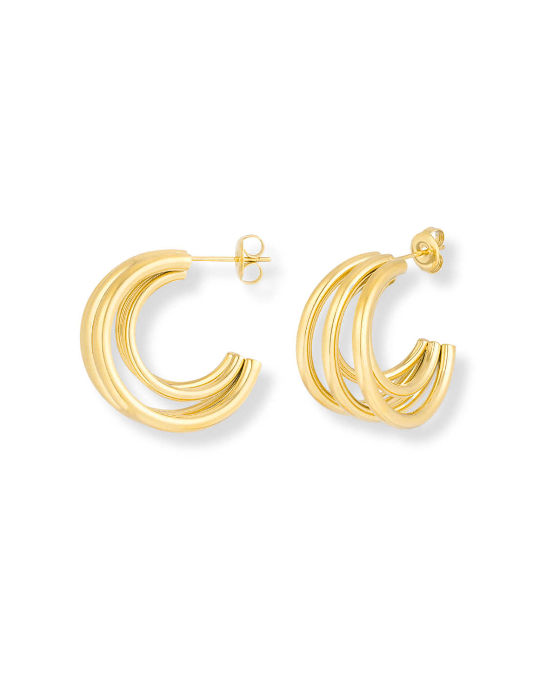 Aurora Twist Loops | GOLD