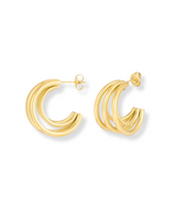 Aurora Twist Loops | GOLD