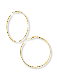 Simple Hoop Earrings | GOLD