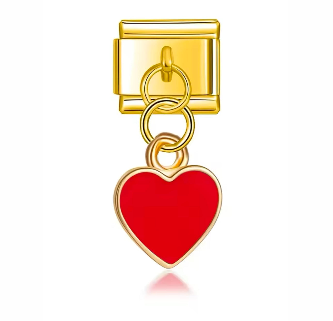 Red heart - Italian Charm