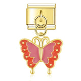 Rosa Butterfly Bliss - ItalianCharm