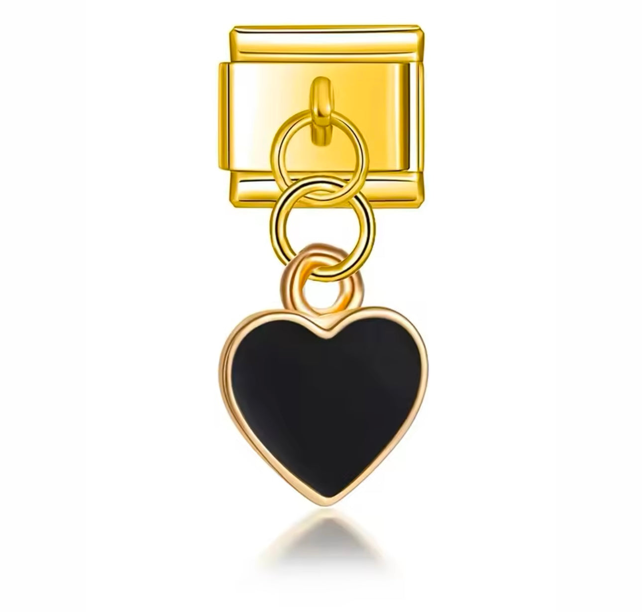 black heart - Italian Charm