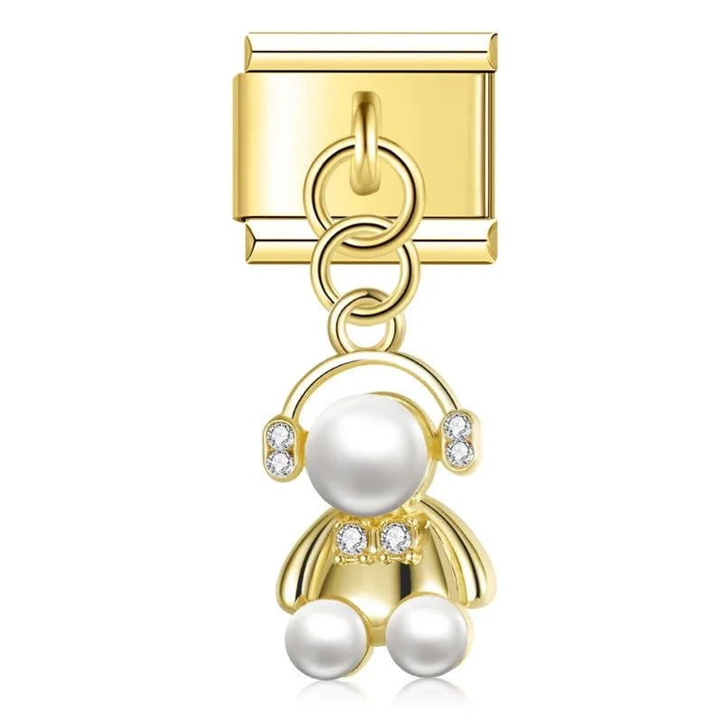Pearl Teddy - Italian Charm