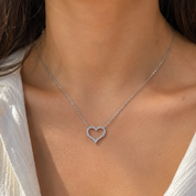 Amora Heart Halskette | SILBER