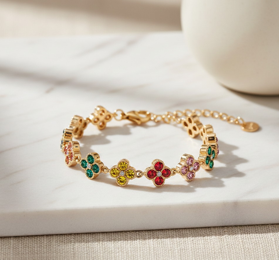 Chroma Clover Bracelet | GOLD