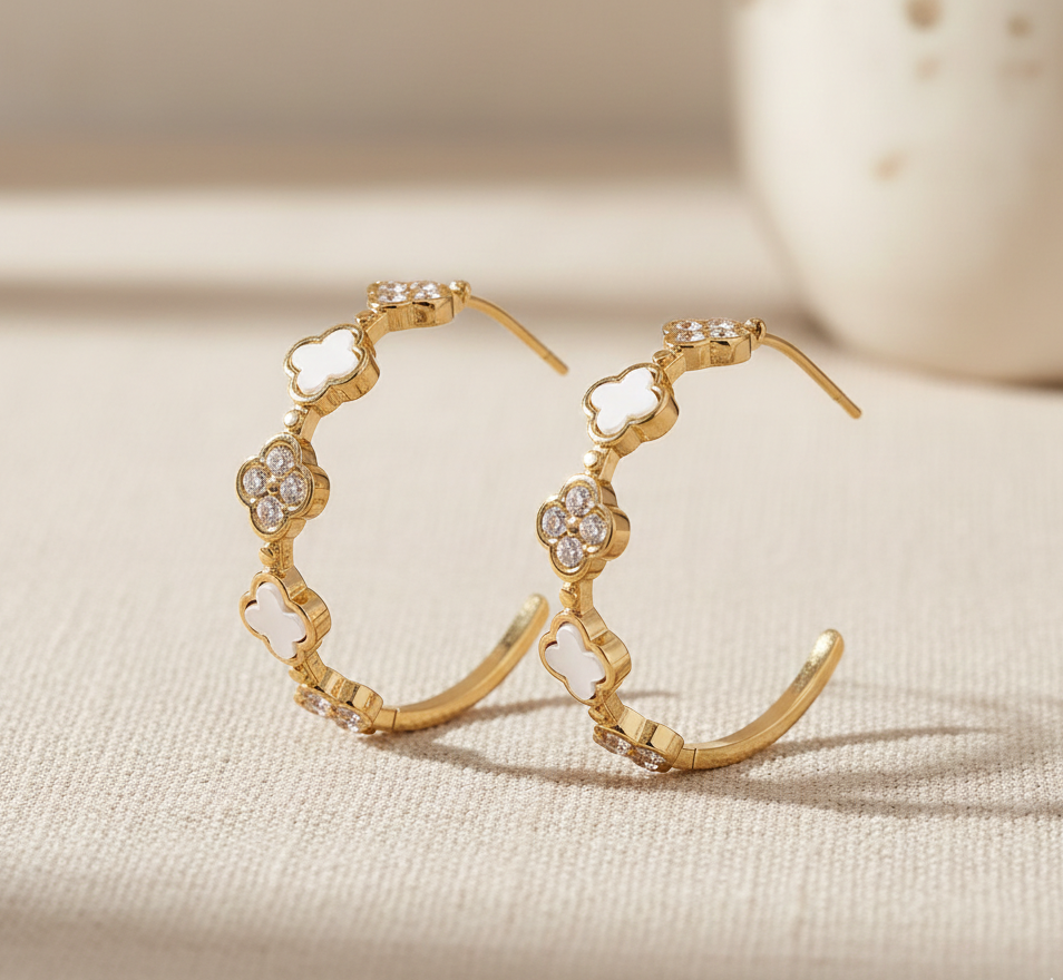 Clover Hoop - Ohrringe