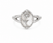 Blossom Pearl Ring  | SILBER