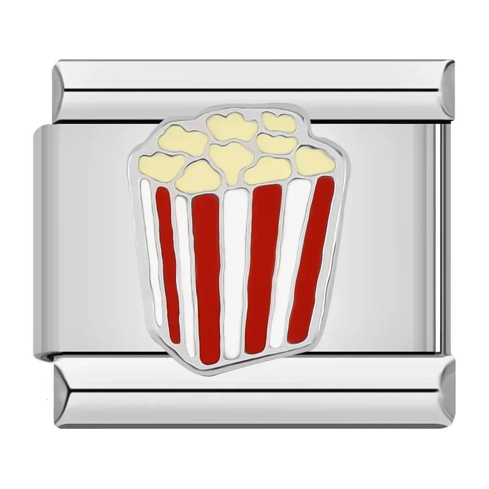 Popcorn silber - Italian Charm