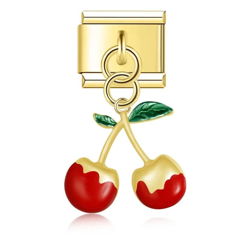Kirsche rot- Italian Charm