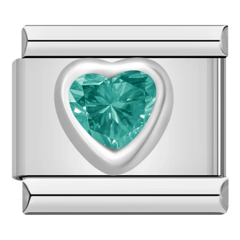 Green Heart - Italian Charm
