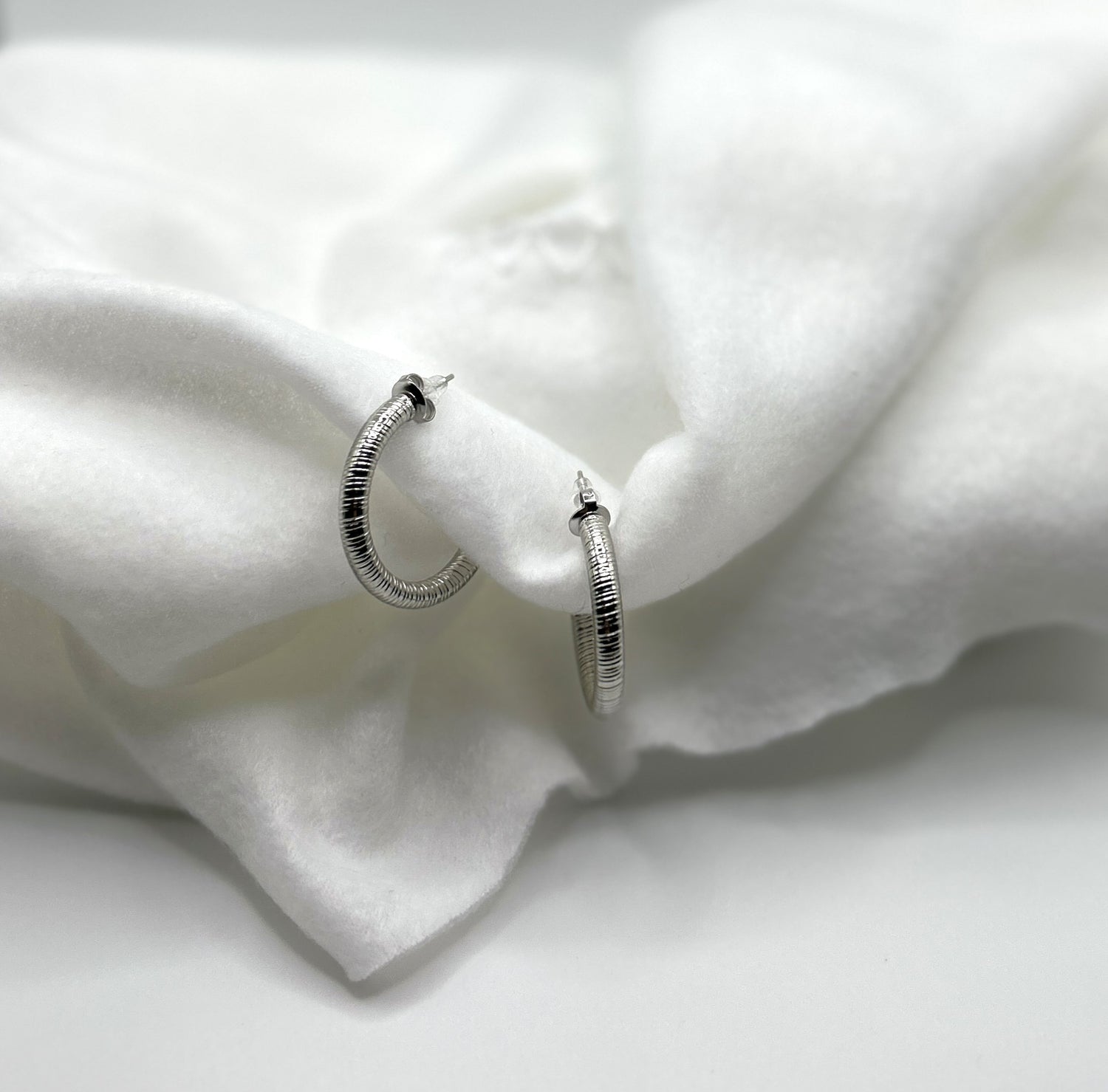 Hepara Hoop Earrings | SILBER