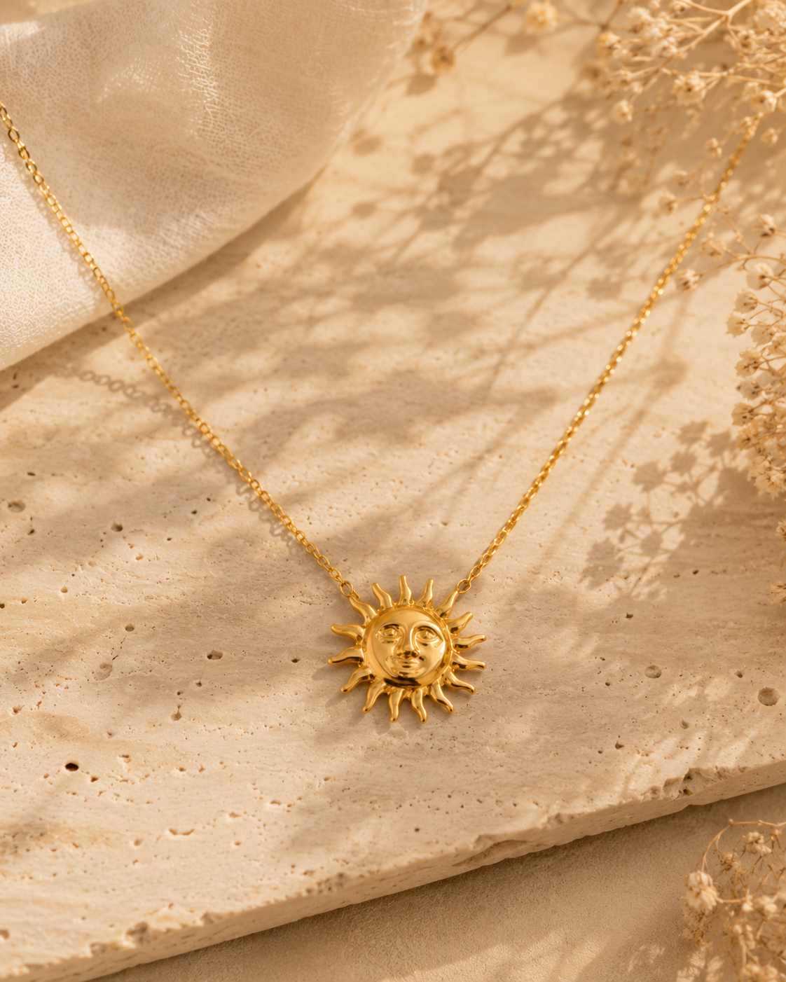 Solara Sun Halskette | GOLD