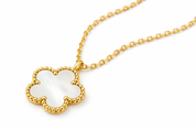 Blossom Perlmutt Halskette | GOLD