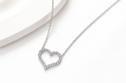Amora Heart Halskette | SILBER