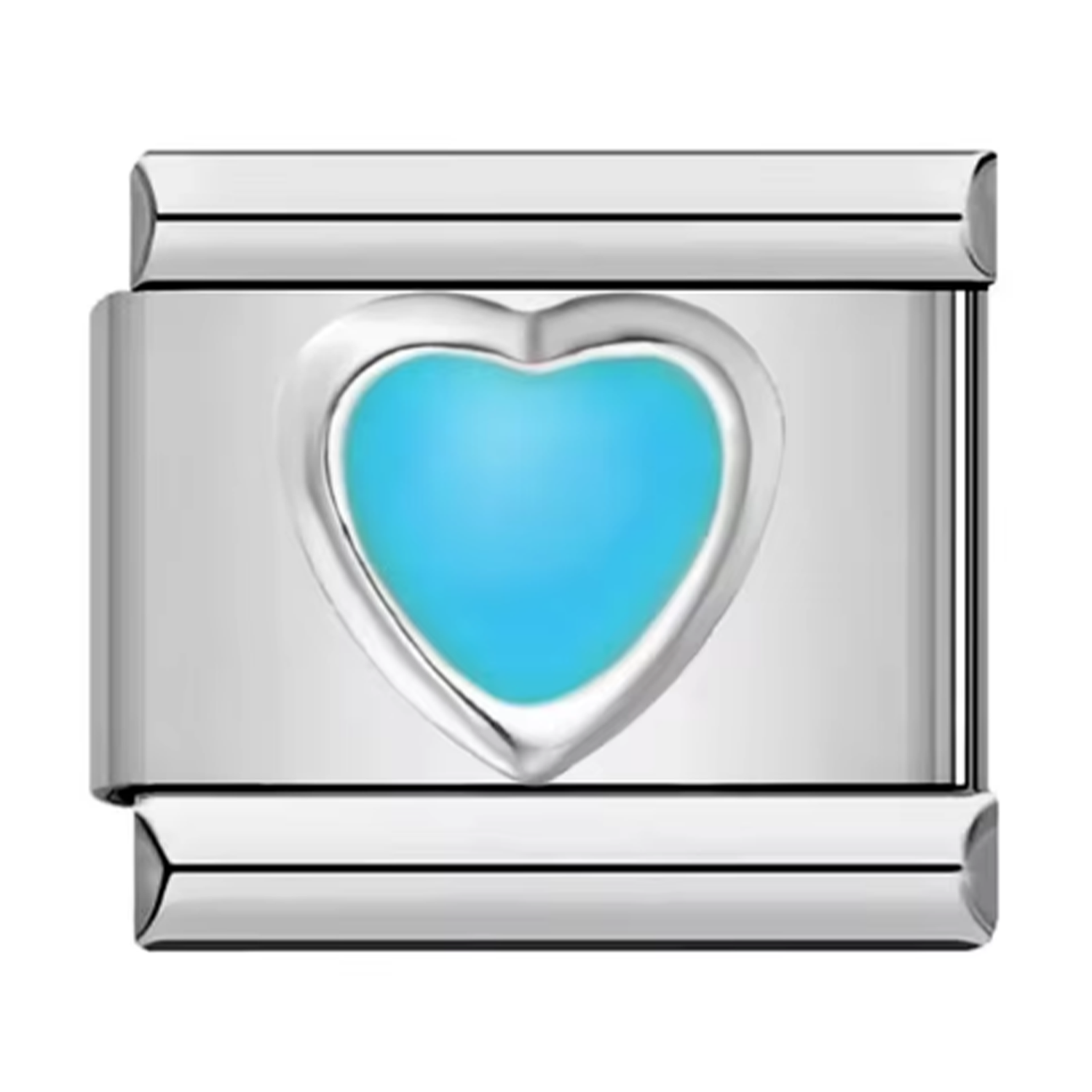 Blaues Herz - Italian Charm